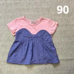 ドッキング半袖Tシャツ 90
