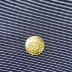ブータン古銭 幸運の金の魚 コイン