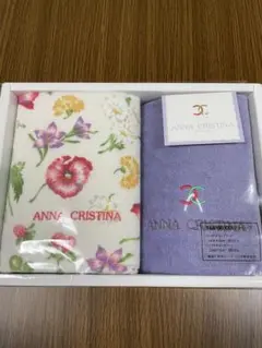 ANNACRISTINAアンナクリスティーナハンドタオル2枚セット