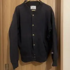 Champion ボタン式カーディガン Lサイズ ネイビー