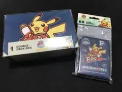 【2個セット】WCS2025アナハイム　ダブルデッキケース&スリーブ ピカチュウ