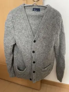 FRED PERRY グレー カーディガン M