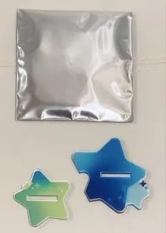 アクスタ・ダブル セパレート 星 青（大）＆緑（小）