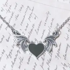 地雷 さきゅばすハートネックレス Gothic 稀少
