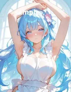 AIイラスト 美女 A4ポスター G91