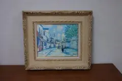 ユトリロ　Maurice Utrillo 油彩画 1937年制作