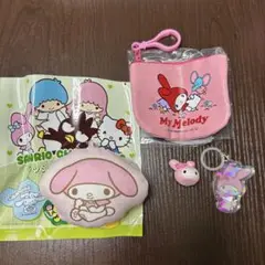 マイメロ　マイメロディー　ガチャガチャ　マイメログッズ　めじるしアクセサリー