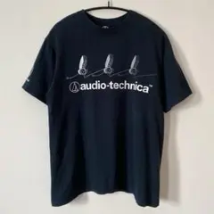 00's audio-technica ヘッドホン プリント Tシャツ M