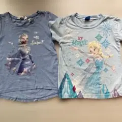 アナ雪　エルサ Tシャツ 2枚セット