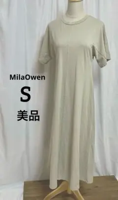 MilaOwen S 美品 カットソーロングワンピース 半袖