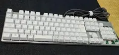 ホワイト メカニカルキーボード 日本語配列