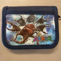 ムシキング カブトムシ 財布 ネイビー