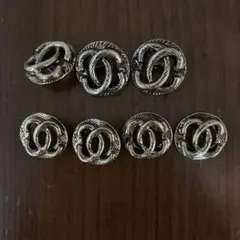 ゴールドツイストノットボタン 8個セット
