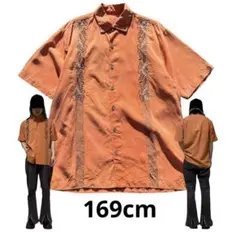 キューバシャツ　グッドデザイン　ヴィンテージ　169cm
