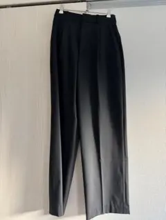 UNIQLO タックワイドパンツXS ブラック スラックス