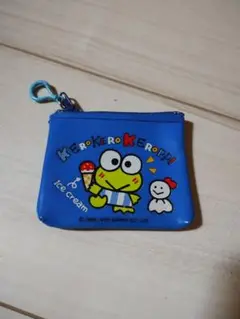 ケロケロケロッピー コイン入れ 青　レトロ