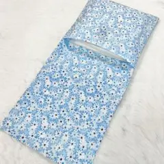サニタリーケース 花 小さな花 水色 S8351
