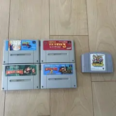 【ジャンク】スーパーファミコン ゲームソフト 4本セット　ロクヨンソフト　1本