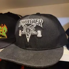 【レア❗️】THRASHER×スラッシャー×反りつば×キャップ