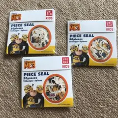 ミニオン　シール　ユニクロ　3セット