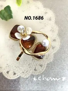 ハンドメイド＊ポニーフック＊ NO.1686