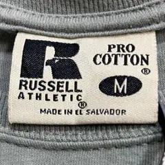 無地　ポケットTシャツRUSSELL ラッセル Mサイズ　古着　ヴィンテージ