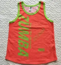 ZUMBA メッシュタンクトップ XS オレンジ