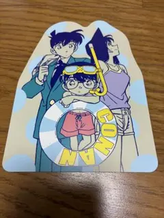 【鳥取県限定】非売品❗️青山剛昌ふるさと館コナン探偵社　ノベルティダイカットポスカ