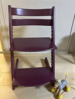 トリップトラップ、パープル ベビーチェア