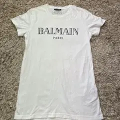 【大人気✨️】BALMAIN バルマン ロゴ カットソー Tシャツ 半袖 M WH