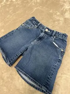 デニムブルー ハーフパンツ