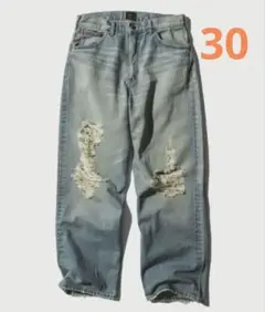 別注】Lee 101 クラッシュ デニム パンツ W30 完売 ビームス