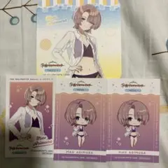 学マス スイーツパラダイス 海の家 特典 カード コースター 有村麻央
