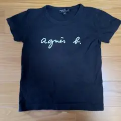 agnis b. ブラック Tシャツ S キッズ