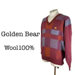 08M529◯ GoldenBear ウール100% ニット セーター トップス