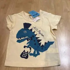 新品未使用　HusHush 恐竜デザイン Tシャツ クリーム色