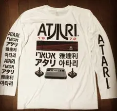 ATARI 企業ロゴ ロンTシャツ 長袖 ゲーム アメリカ アタリ サイズL