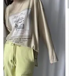 新品　アメリ VINTAGE PERFUME SMELL SHEER TOP