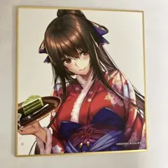 黒姫結灯 ミニ色紙　アマカノシリーズ2025 コラボカフェ