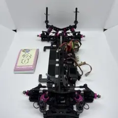 3レーシング　サクラD5MR 緑ラメカーボン　希少　ラジドリ KIT-D5MR Sport 2.1 3RACING Sakura D5 MR (Midship) 2.1