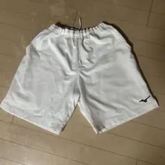 ミズノ ホワイト ハーフパンツ