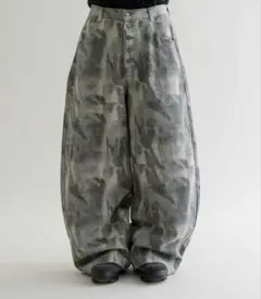 ワイドデニムパンツ