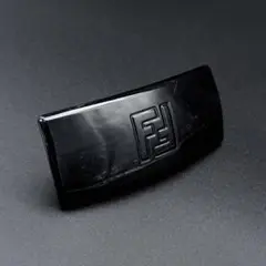 【良品】FENDI フェンディ　ズッカロゴ　バレッタ　ヘアピン　髪留め