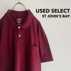 古着 “ST JOHN’S BAY” Polo Shirt (burgundy)