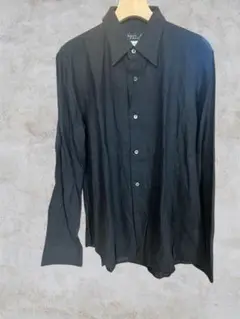 agris h. homme ブラック長袖シャツ サイズ2