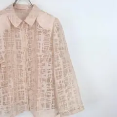 美品 ソーエン シースルーレースジャケット レディース アウター 透け感 古着