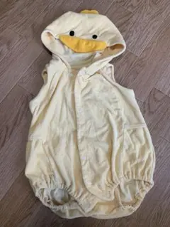 COMME CA ISM ひよこ　フード　ロンパース 80 cm