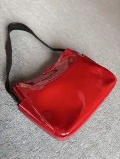 Barry エナメルバック　赤