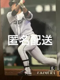 木村文紀 埼玉西武ライオンズ カルビー Calbee2019 プロ野球チップス