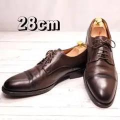 【美品】ジャンカルロ・モレリ 外羽根 本革ストレートチップ 28cm